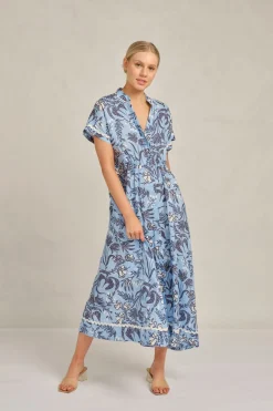 Alessandra Dresses|Candice Wave Dress Paradise - Cornflower