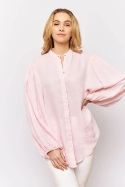 Alessandra Tops|Charade Shirt - Sherbert