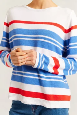 Alessandra Tops|Knitwear|Fiorella Sweater - Sailor