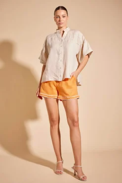 Alessandra Tops|Odette Shirt - String