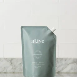 Al.ive Body Wash & Hand Wash|Kaffir Lime & Green Tea Wash - Refill