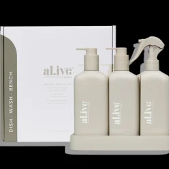 Al.ive Body Wash & Hand Wash|Premium Bench Trio - Dish/Wash/Bench