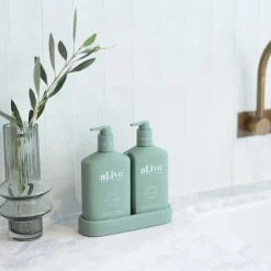 Al.ive Body Wash & Hand Wash|Wash & Lotion Duo - Kaffir Lime & Green Tea
