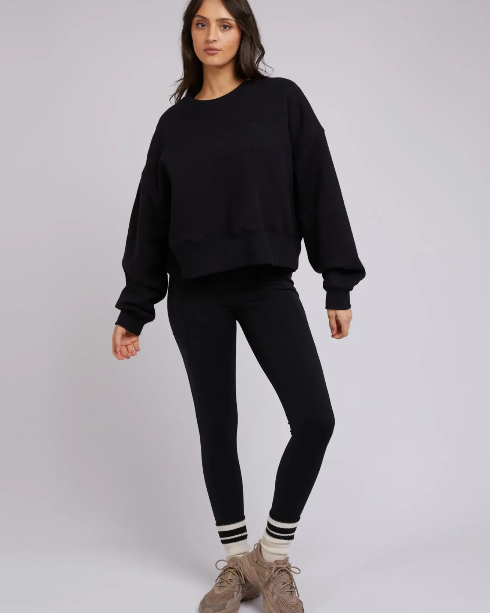 All About Eve Tops|Jumpers|Active Tonal Sweater - Black