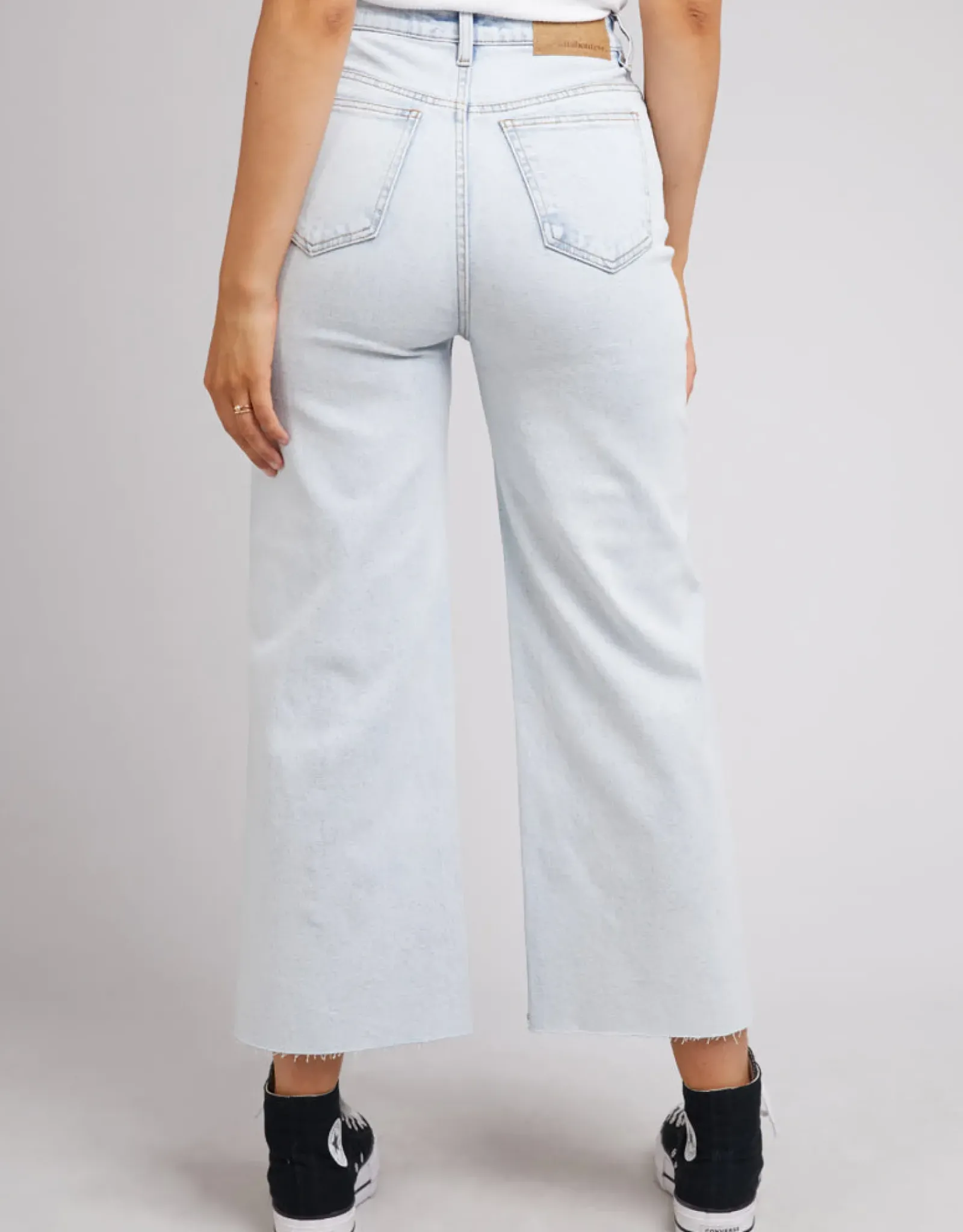 All About Eve Pants|Jeans|Charlie High Rise Wide Leg Jean - Bleach Denim