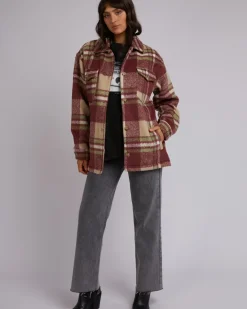 All About Eve Jackets & Coats|Hilary Check Shacket