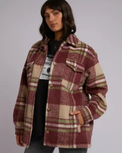All About Eve Jackets & Coats|Hilary Check Shacket