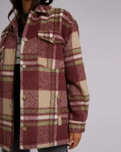 All About Eve Jackets & Coats|Hilary Check Shacket