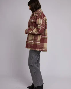 All About Eve Jackets & Coats|Hilary Check Shacket