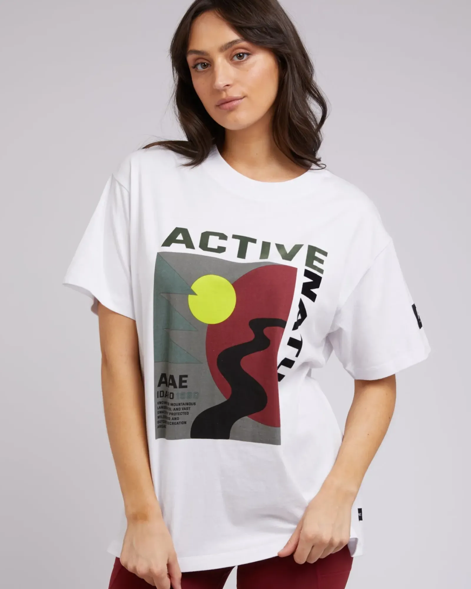 All About Eve Tops|National Tee - Vintage White