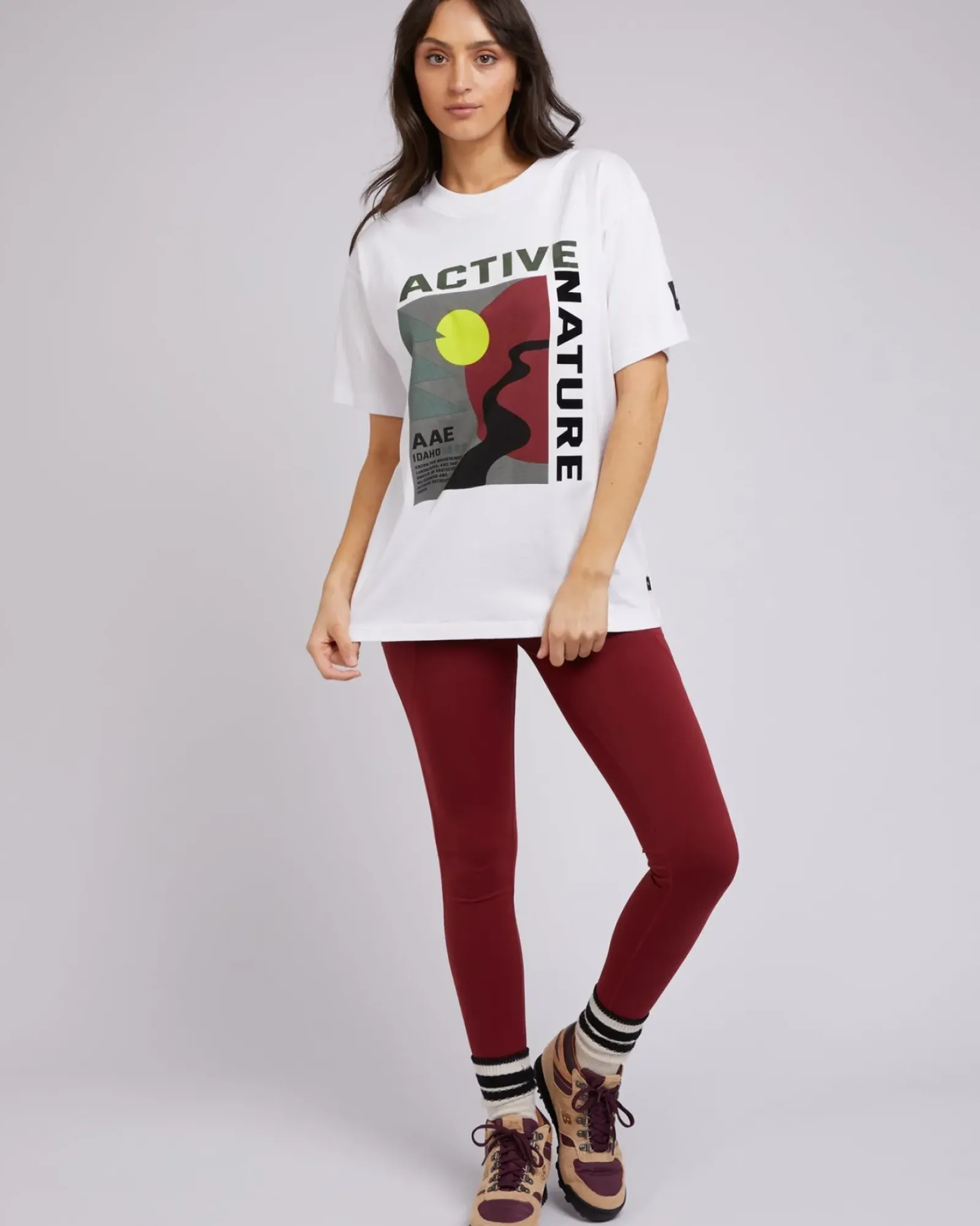 All About Eve Tops|National Tee - Vintage White
