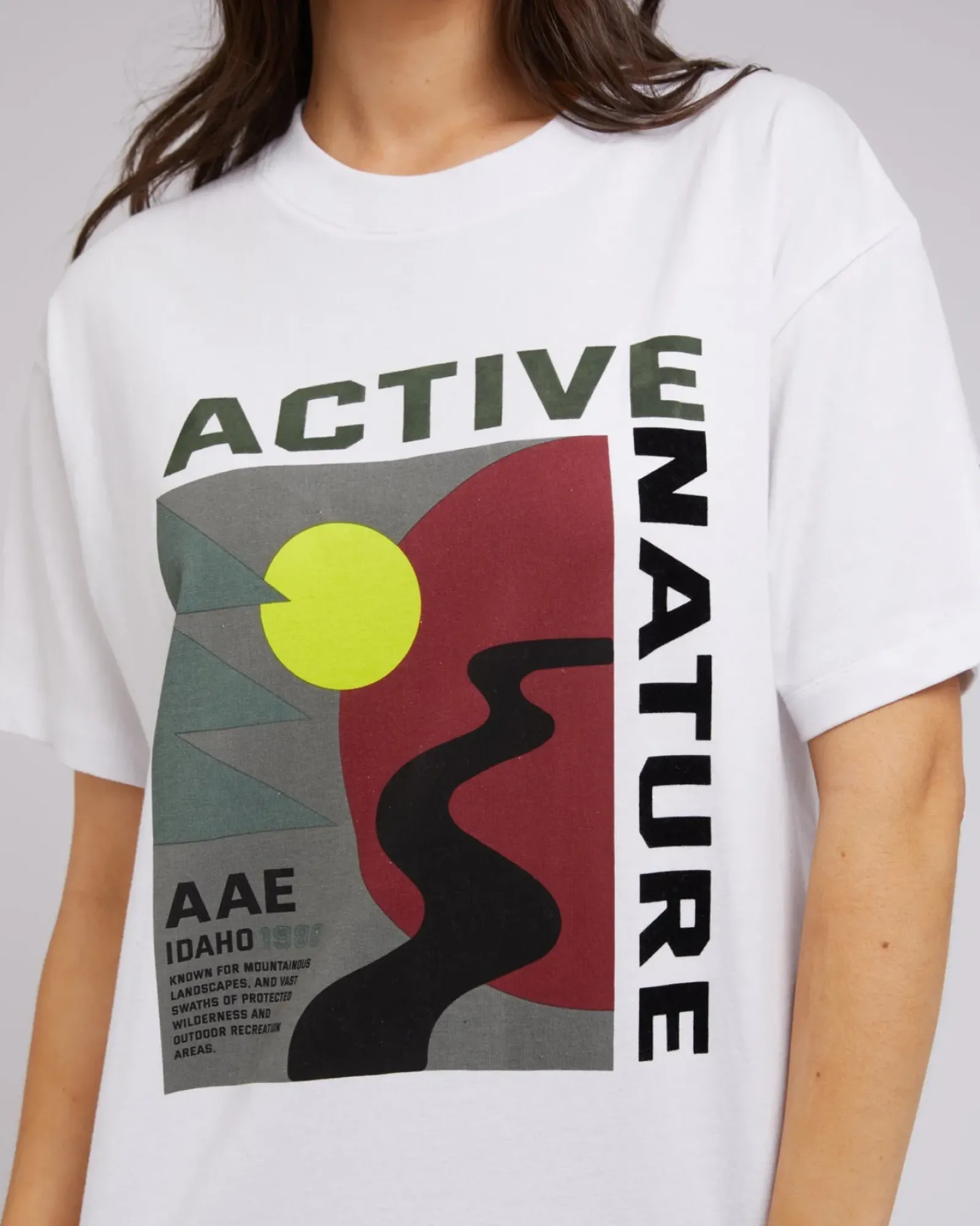 All About Eve Tops|National Tee - Vintage White