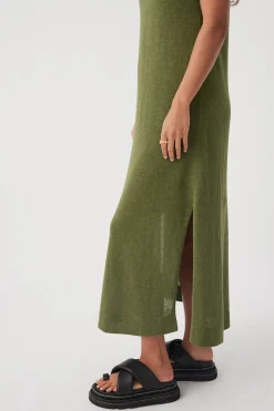 ARCAA Knitwear|Dresses|Brie Long Dress - Caper