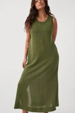 ARCAA Knitwear|Dresses|Brie Long Dress - Caper