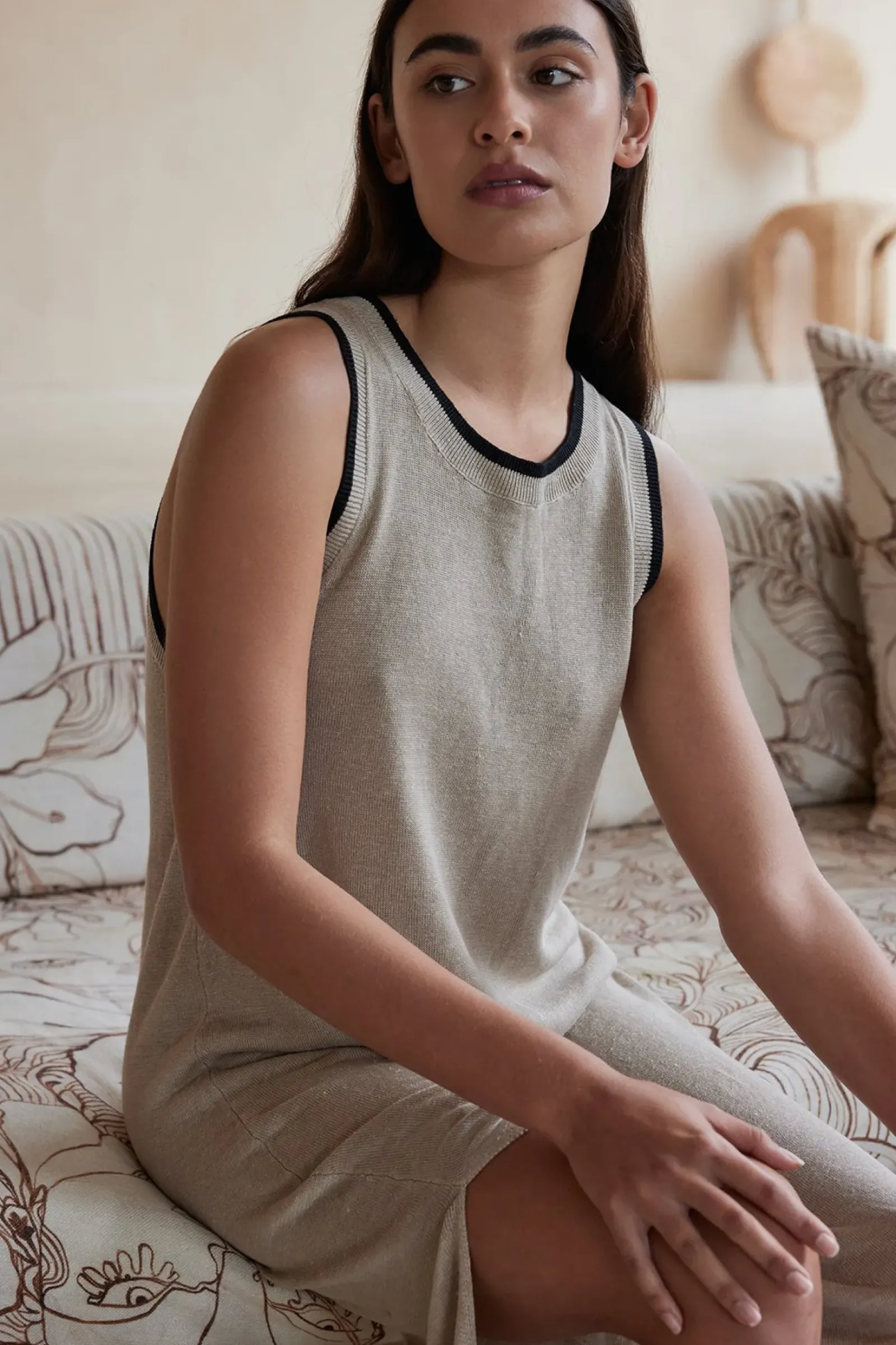 ARCAA Knitwear|Dresses|Brie Long Dress - Taupe