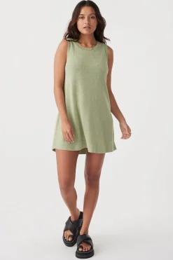 ARCAA Knitwear|Dresses|Brie Shift Dress - Aloe