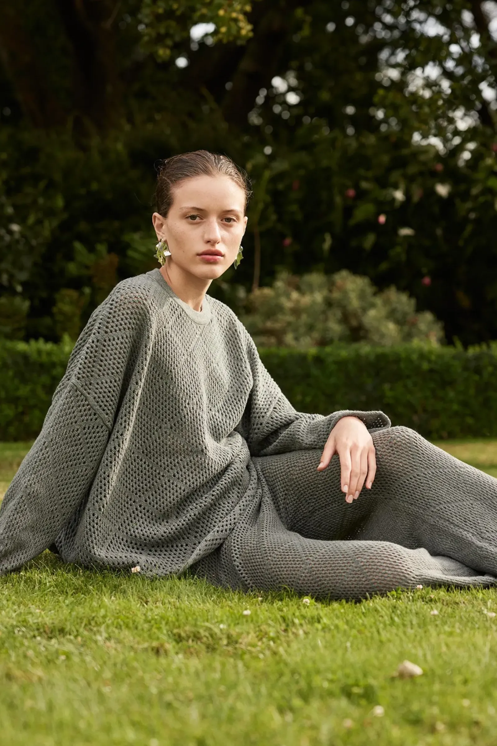 ARCAA Knitwear|Jumpers|Ezra Sweater- Dark Grey Marle