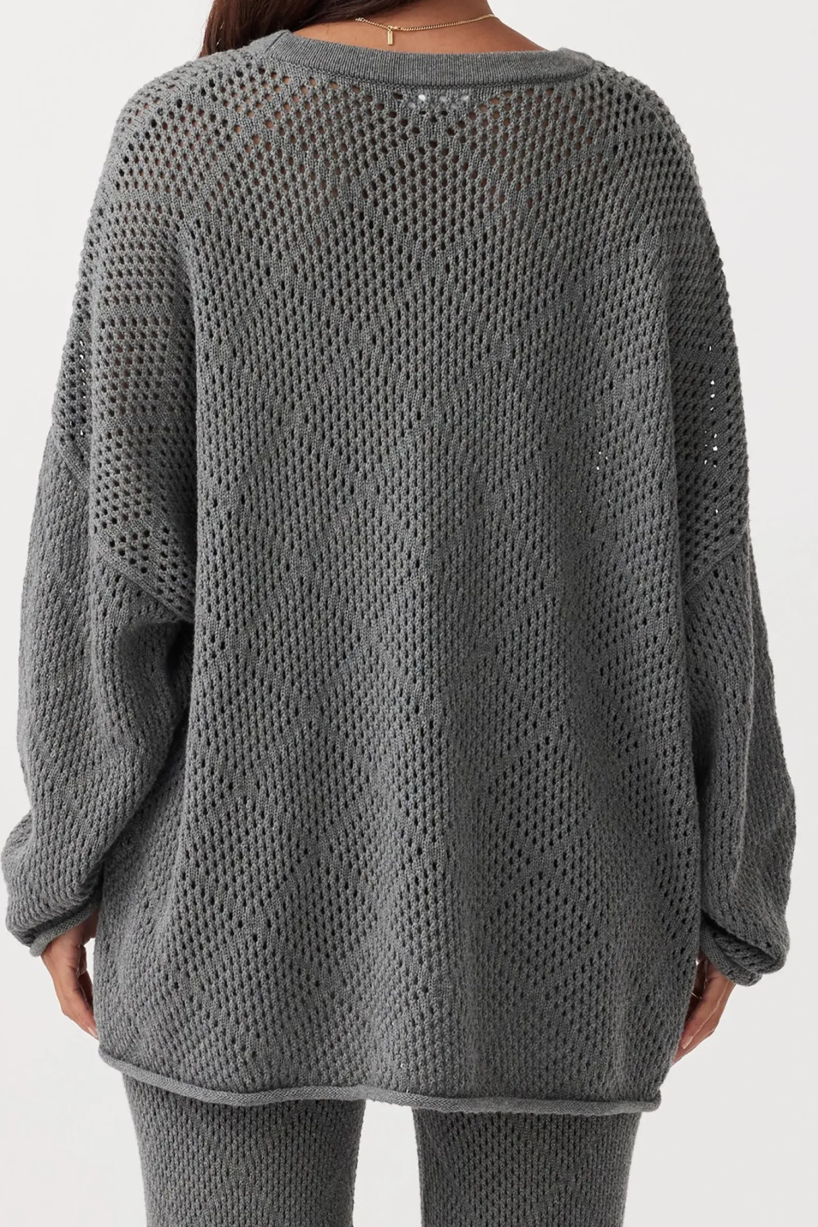 ARCAA Knitwear|Jumpers|Ezra Sweater- Dark Grey Marle