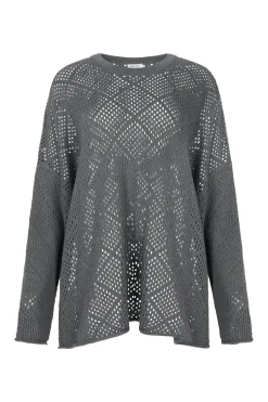 ARCAA Knitwear|Jumpers|Ezra Sweater- Dark Grey Marle