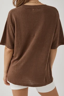 ARCAA Tops|Knitwear|Hugo T Shirt - Chocolate