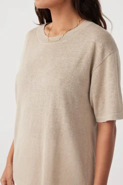 ARCAA Tops|Knitwear|Hugo T Shirt - Taupe