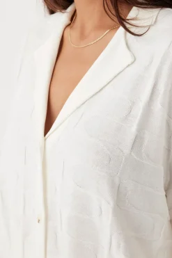 ARCAA Tops|Knitwear|Lara Shirt - Cream