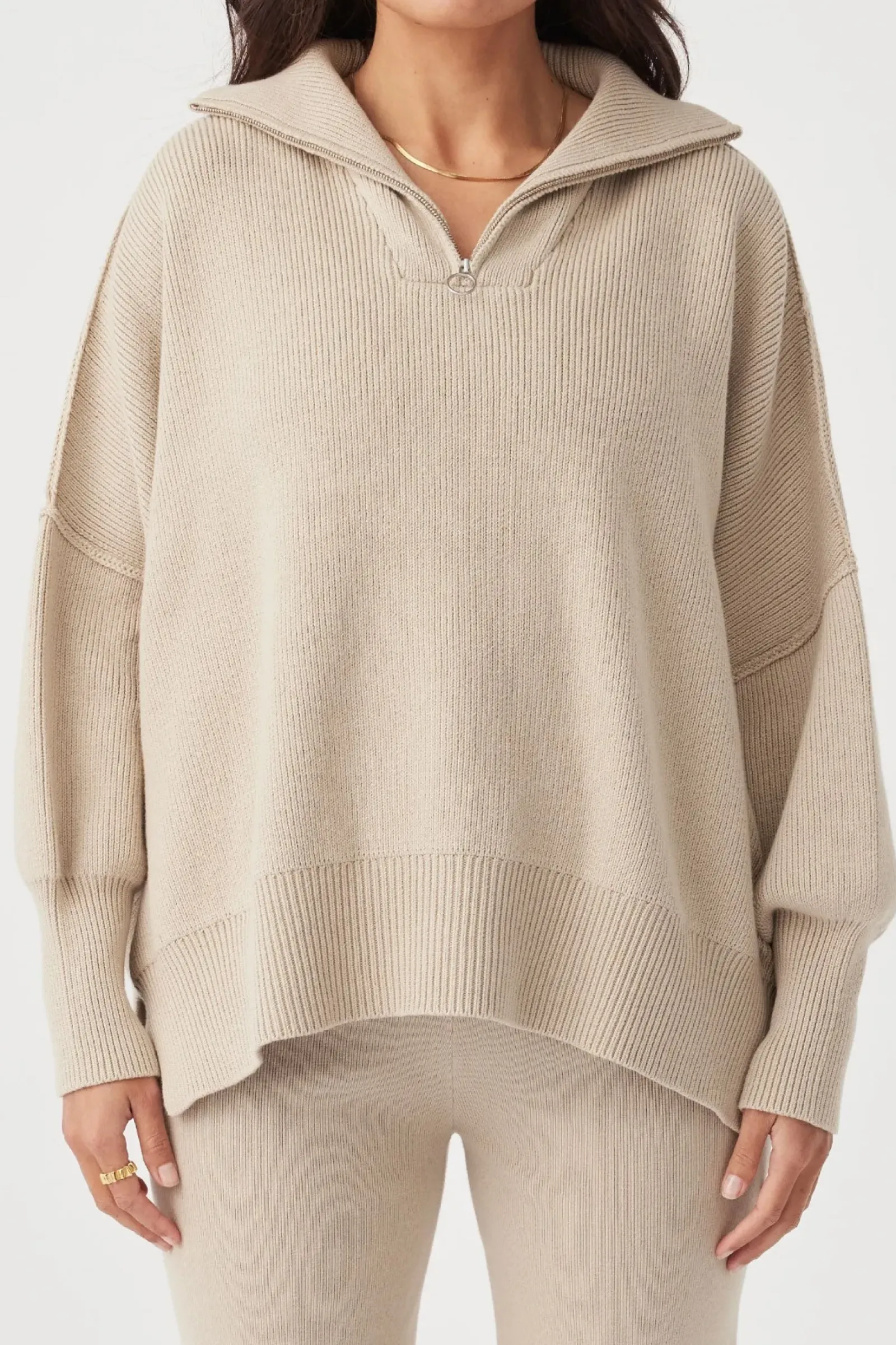 ARCAA Knitwear|London Sweater - Taupe