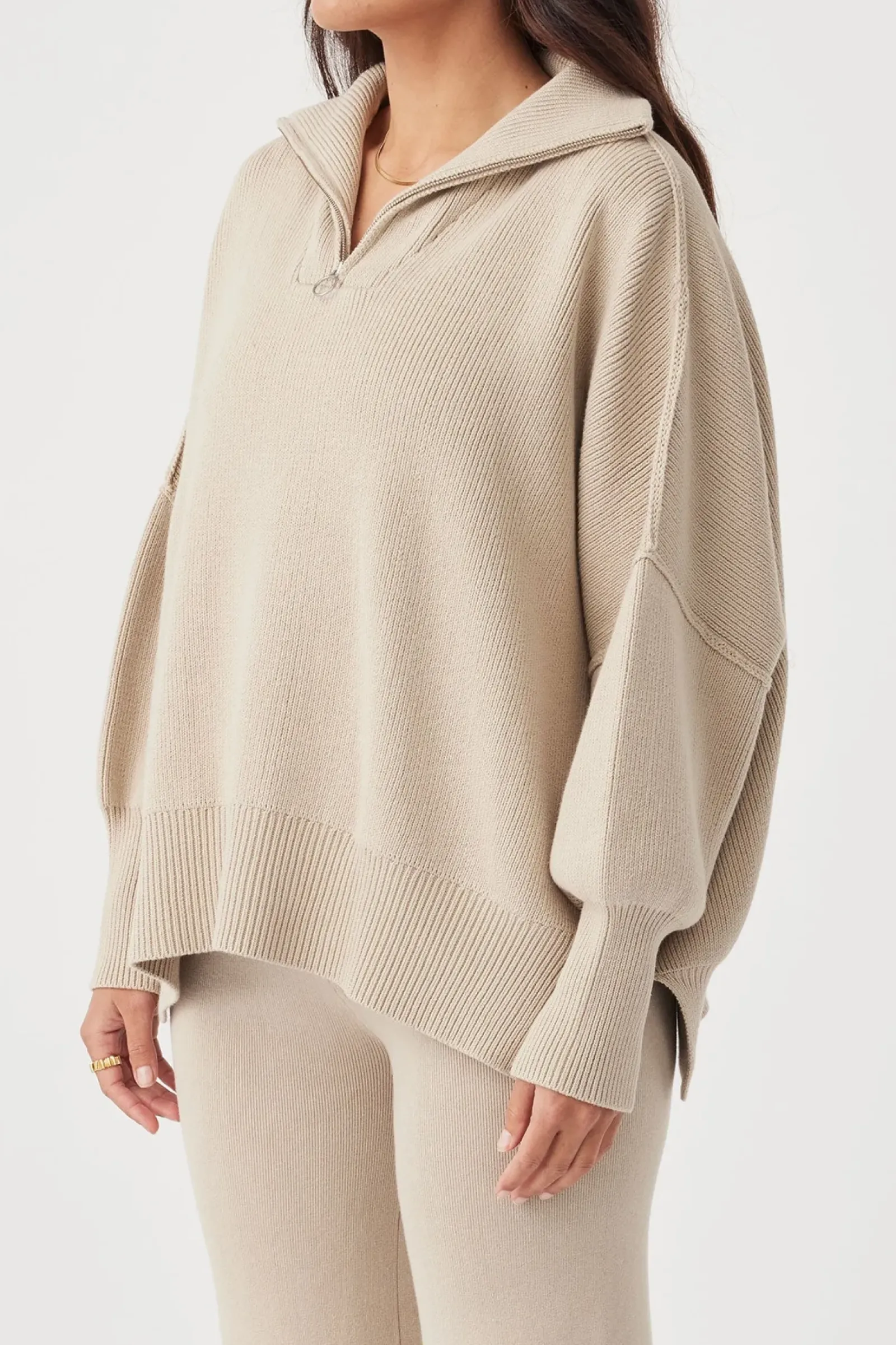 ARCAA Knitwear|London Sweater - Taupe