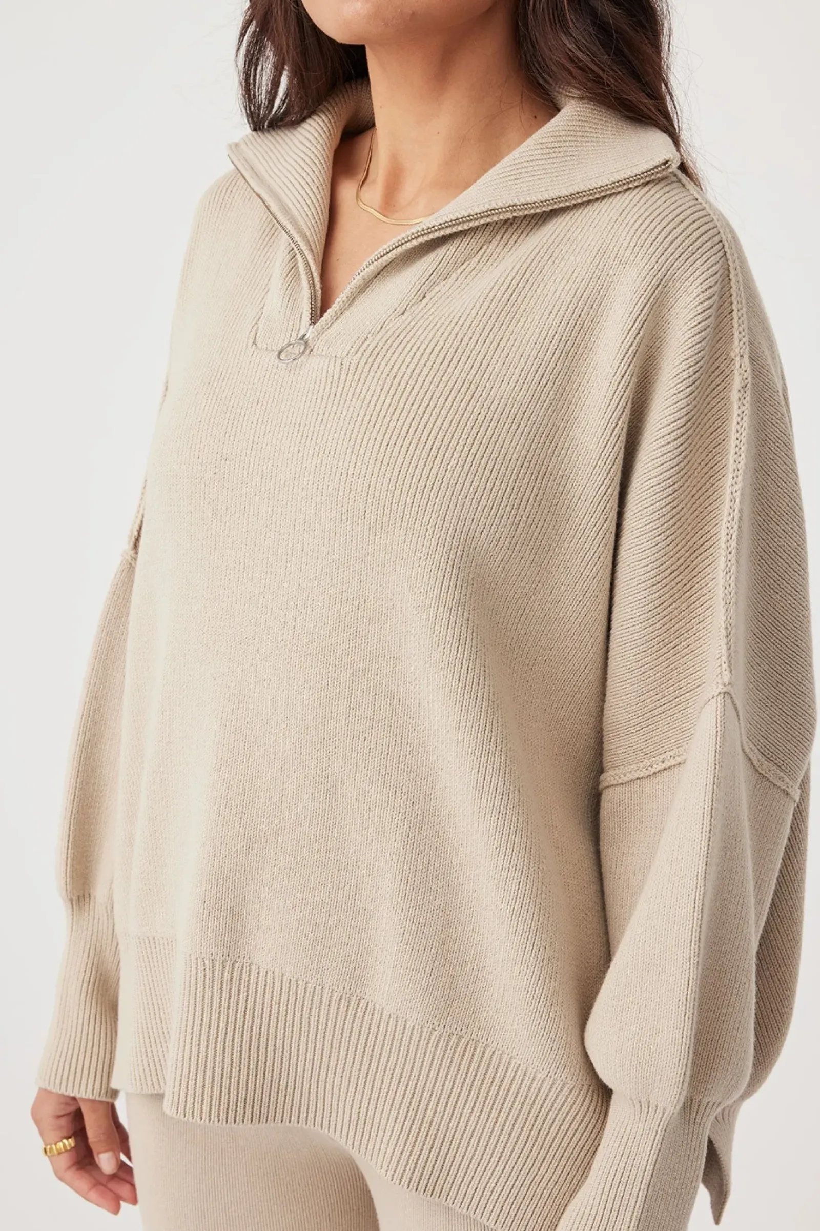 ARCAA Knitwear|London Sweater - Taupe