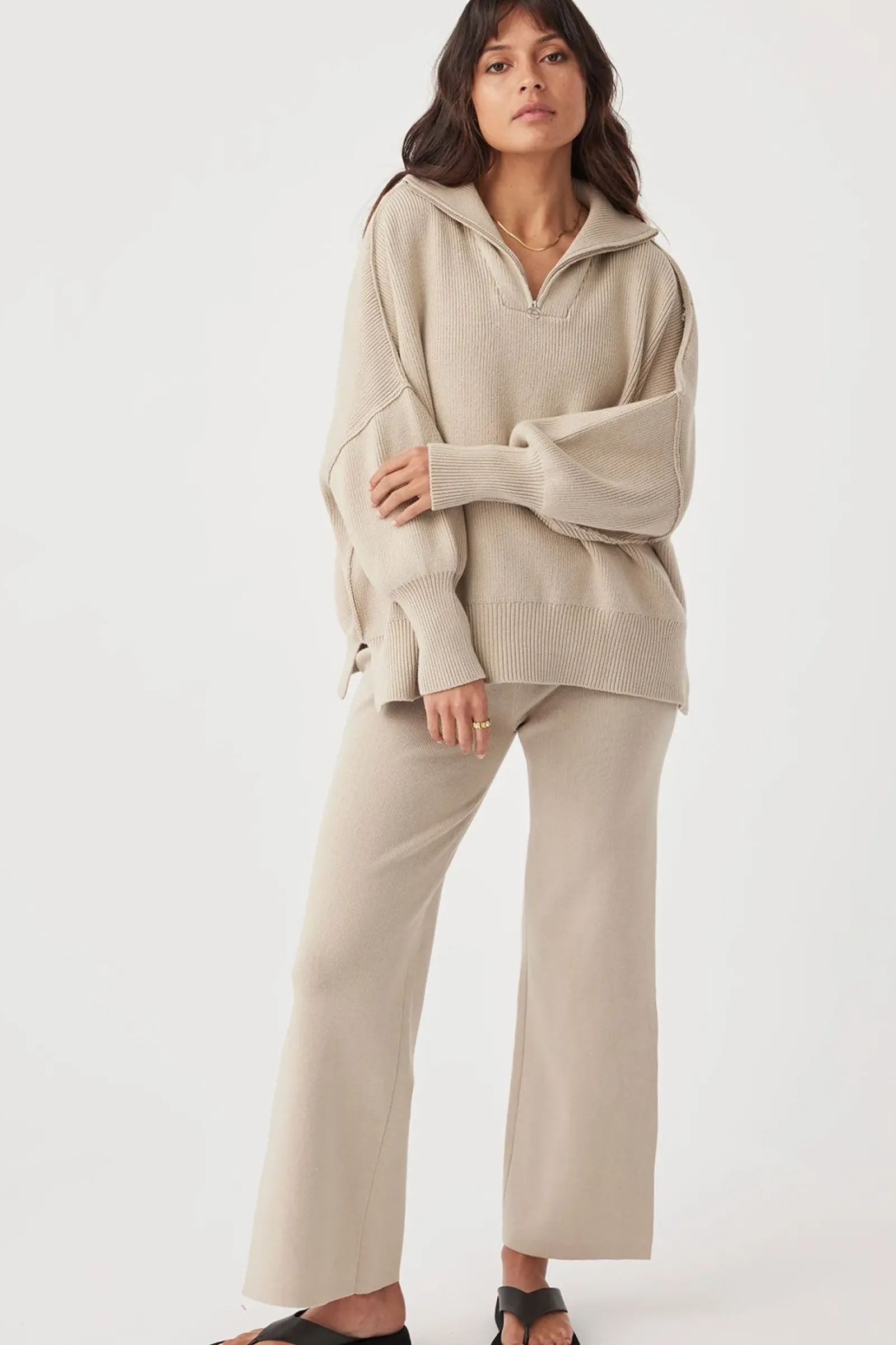 ARCAA Knitwear|London Sweater - Taupe