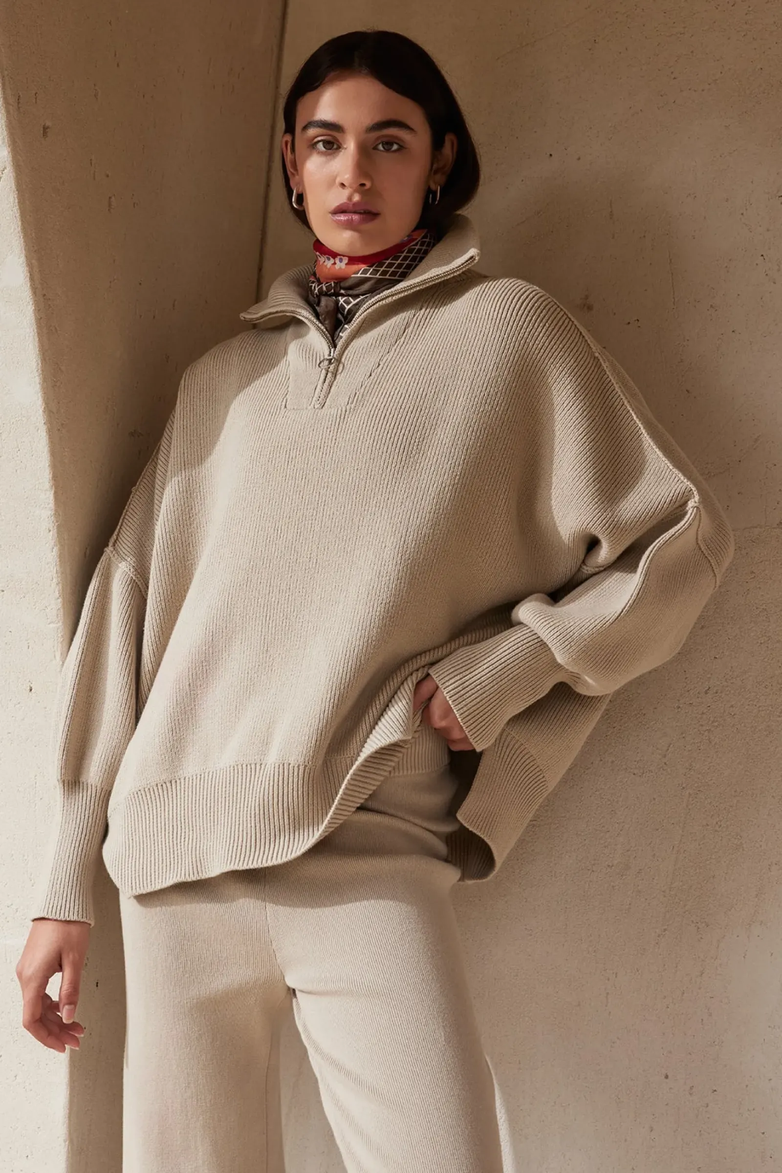 ARCAA Knitwear|London Sweater - Taupe