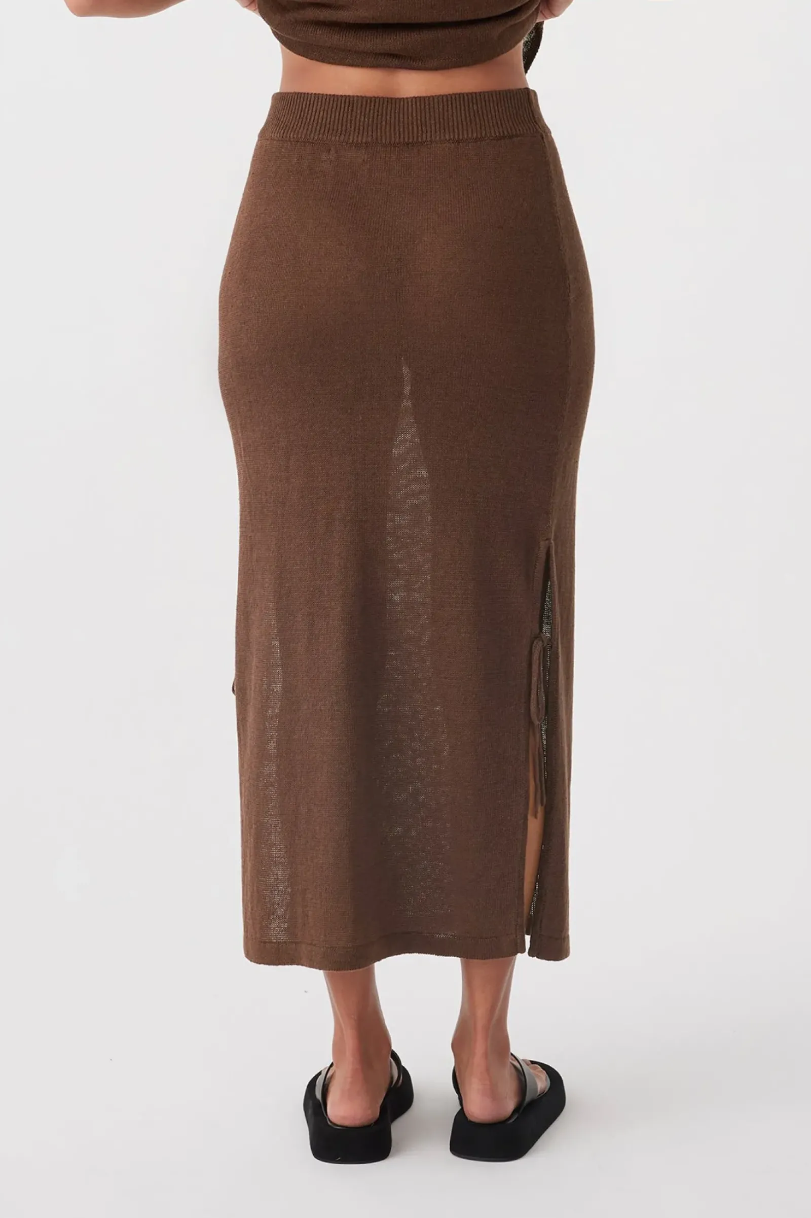 ARCAA Knitwear|Pearla Skirt - Chocolate