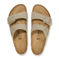 Birkenstock Slip On & Sandals|Arizona Faded Khaki Birko-Flor - Narrow
