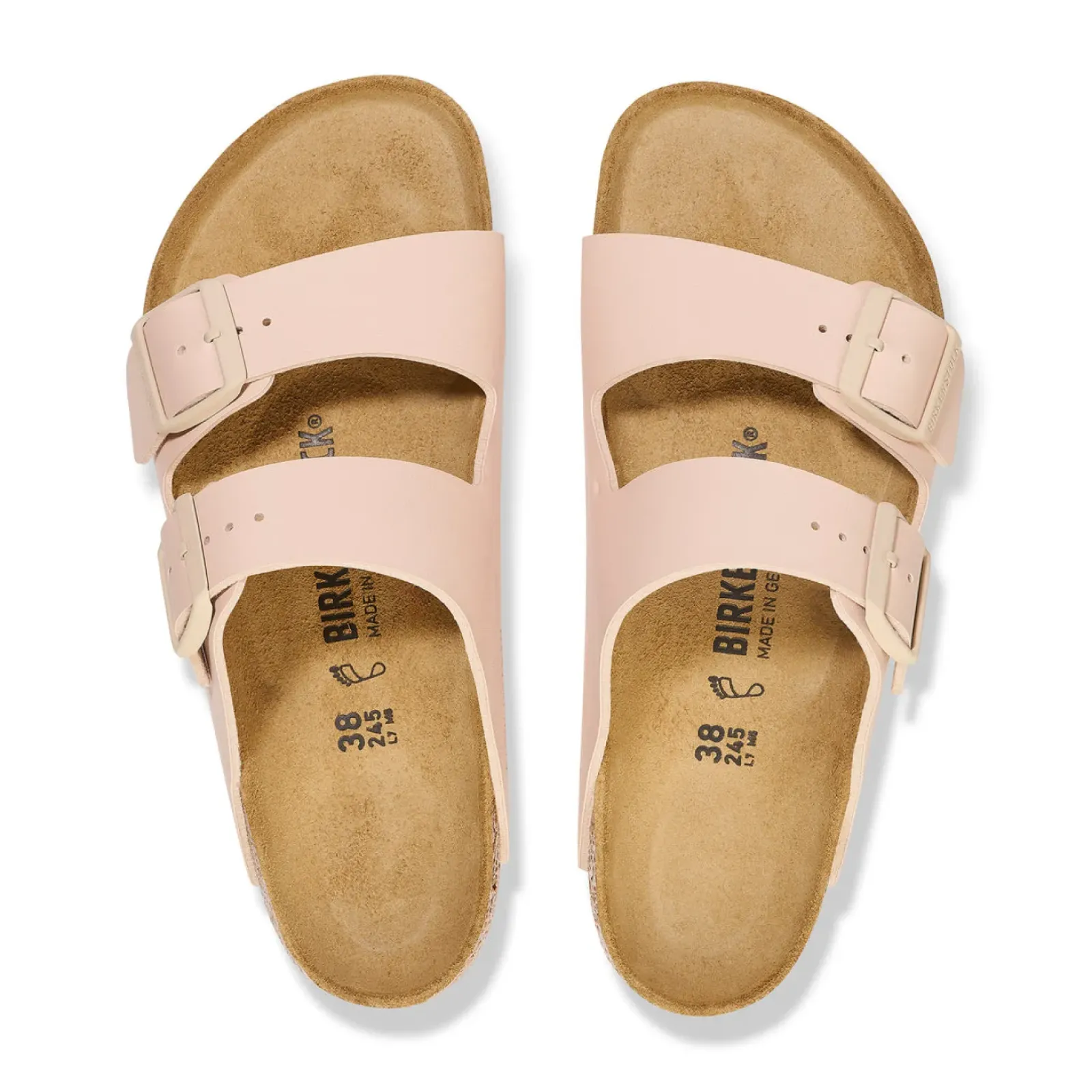Birkenstock Slip On & Sandals|Arizona New Beige Birko-Flor - Narrow