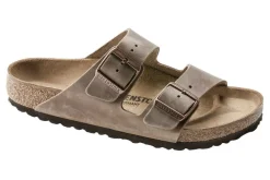Birkenstock Slip On & Sandals|Arizona Tabacco Brown Oiled Leather - Narrow