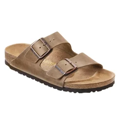 Birkenstock Slip On & Sandals|Arizona Tabacco Brown Oiled Leather - Narrow