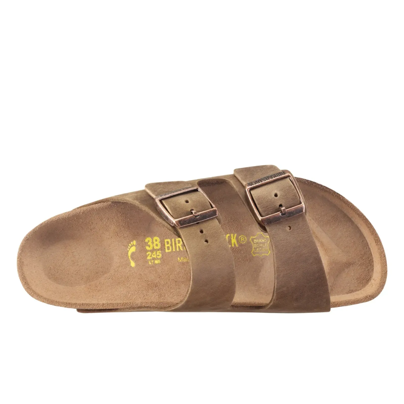 Birkenstock Slip On & Sandals|Arizona Tabacco Brown Oiled Leather - Narrow