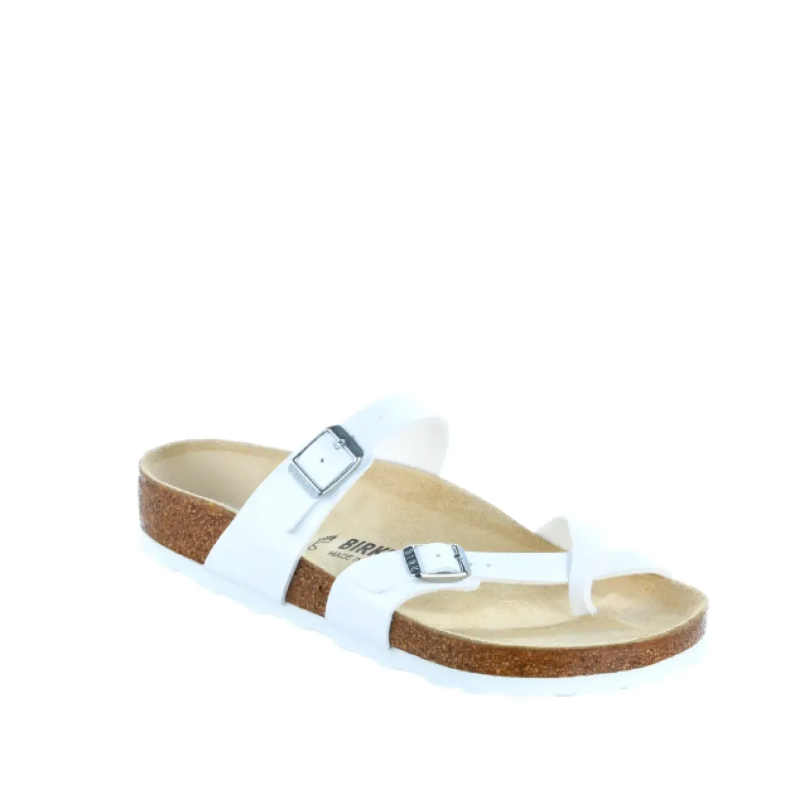 Birkenstock Slip On & Sandals|Mayari White Birk-Flor - Narrow