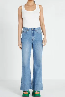 Bohemian Traders Pants|Flared Jean - Light Blue