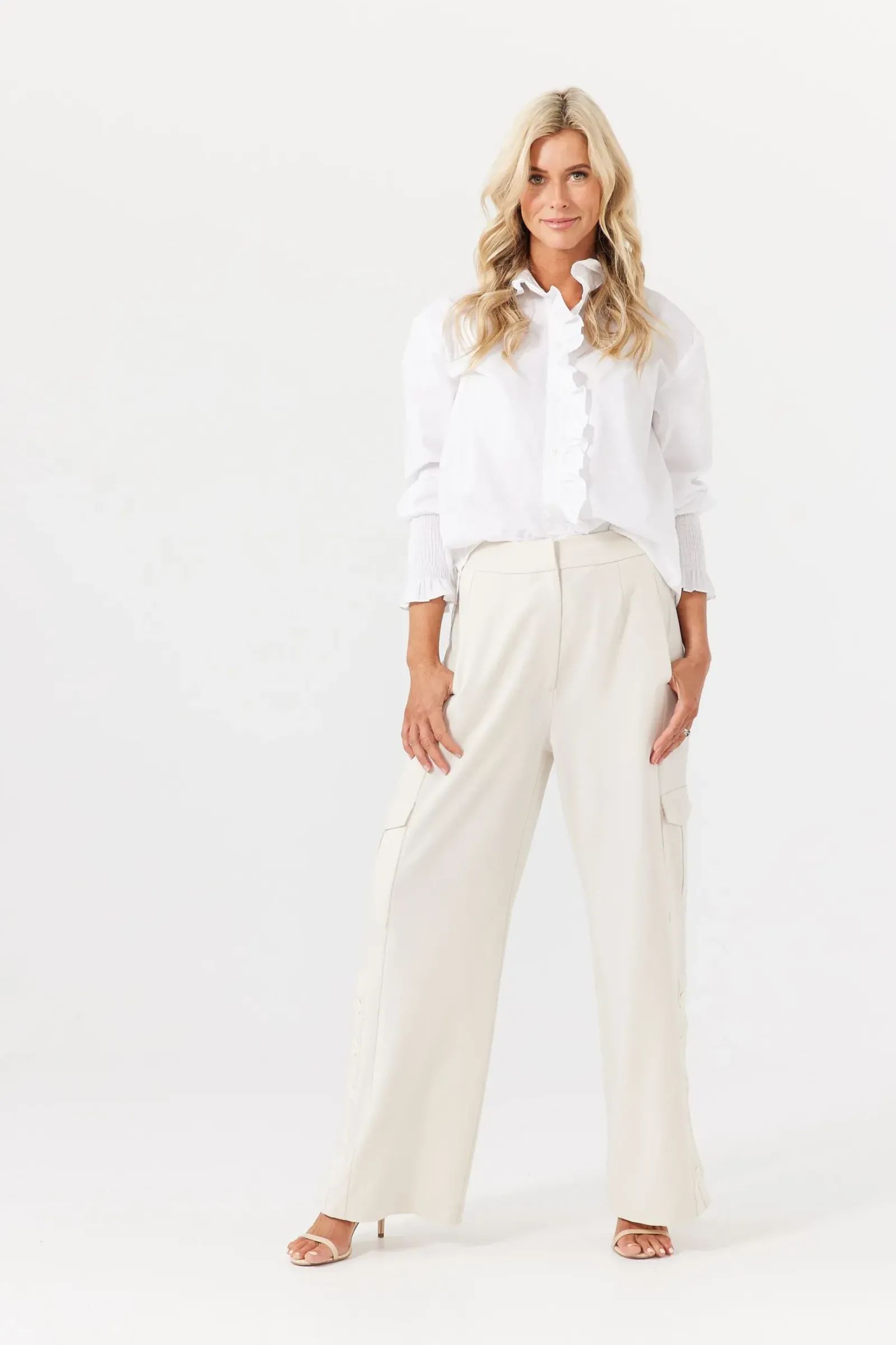 Brave & True Tops|Brave and True The Countess Shirt - White