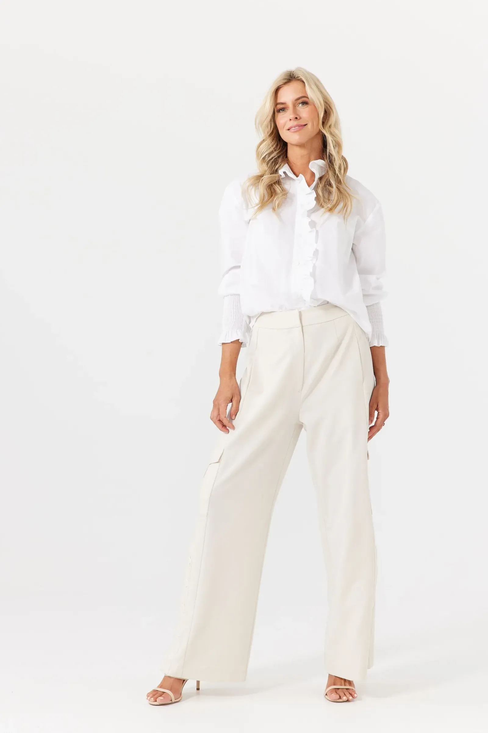 Brave & True Tops|Brave and True The Countess Shirt - White