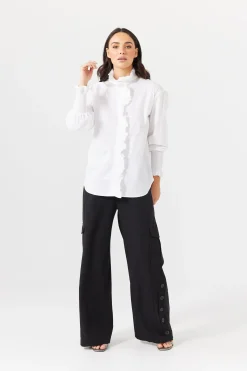 Brave & True Tops|Brave and True The Countess Shirt - White