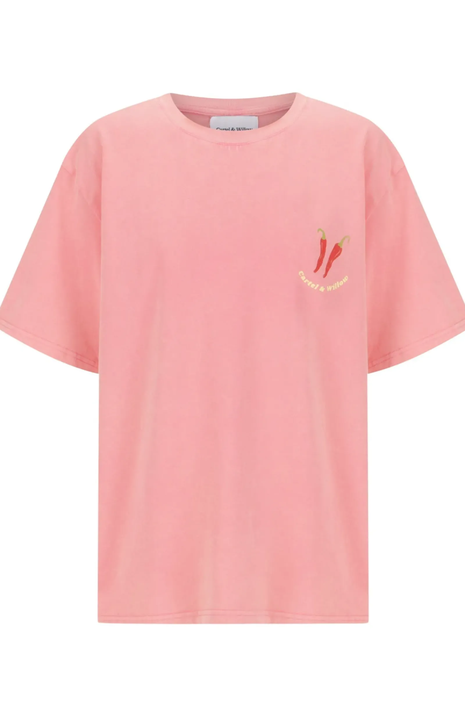 Cartel & Willow Toggle Menu|Tops|Cartel & Willow Hot Summer Tee - Pink/Hot Summer Print