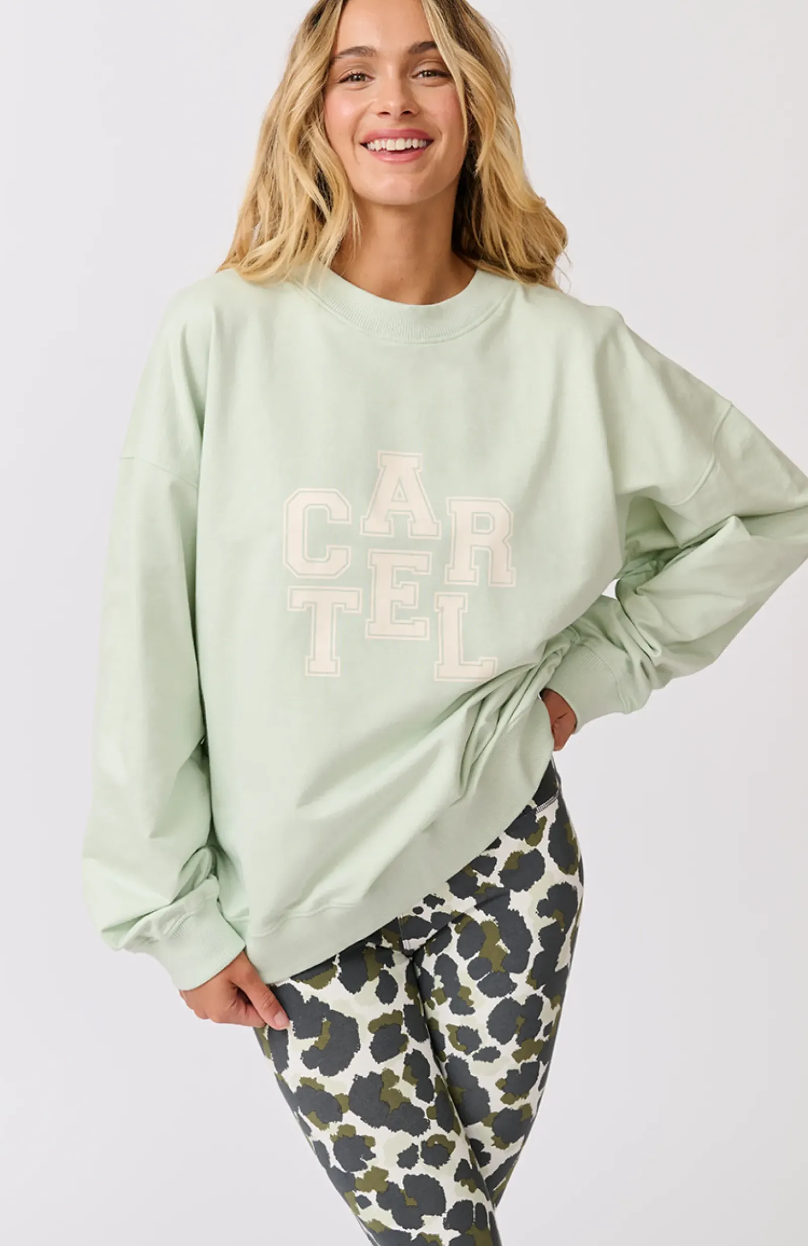 Cartel & Willow Tops|Jumpers|Cartel & Willow Nina Sweater - Matcha