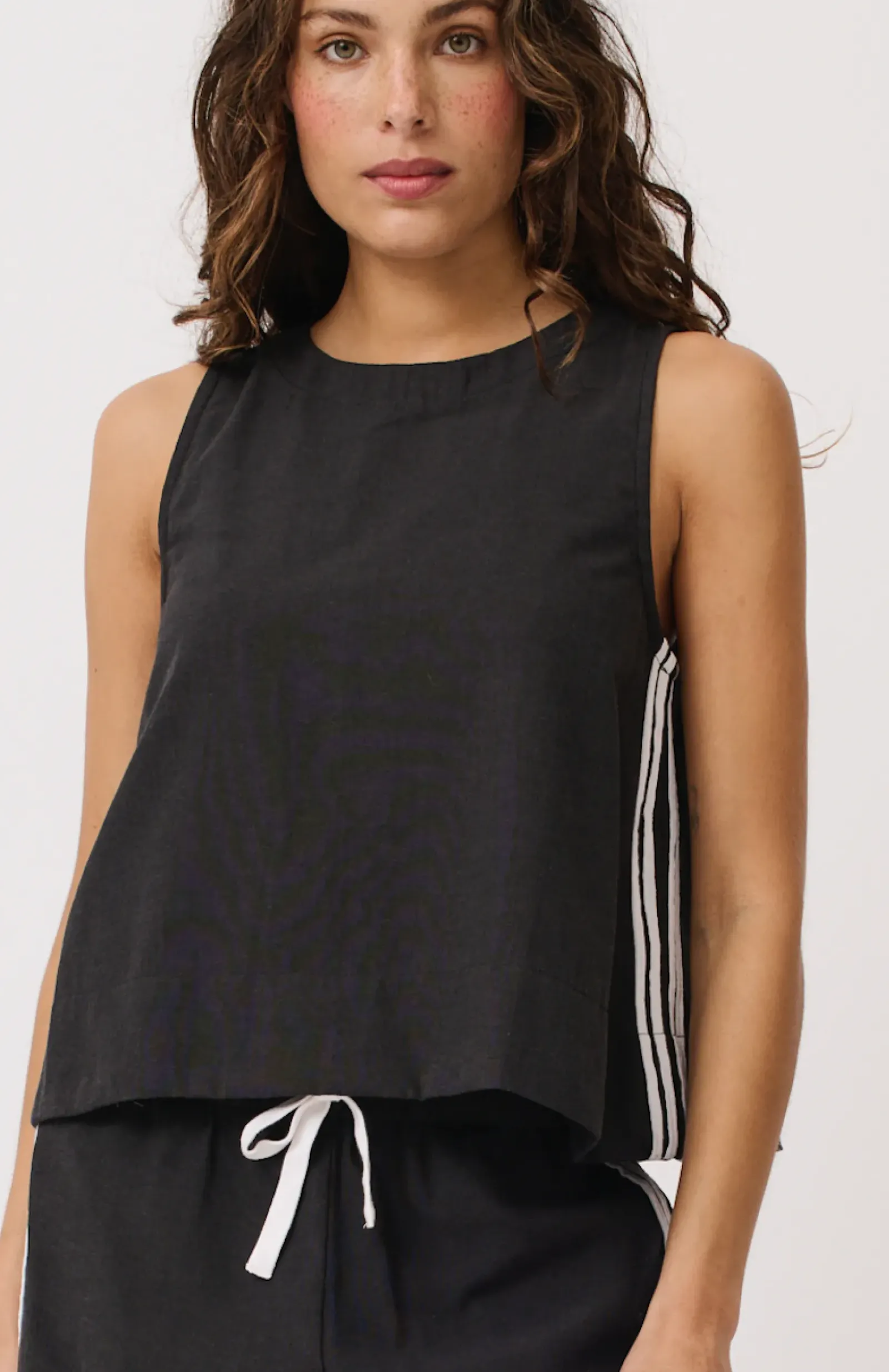 Cartel & Willow Tops|Cartel & Willow Nora Tank - Black