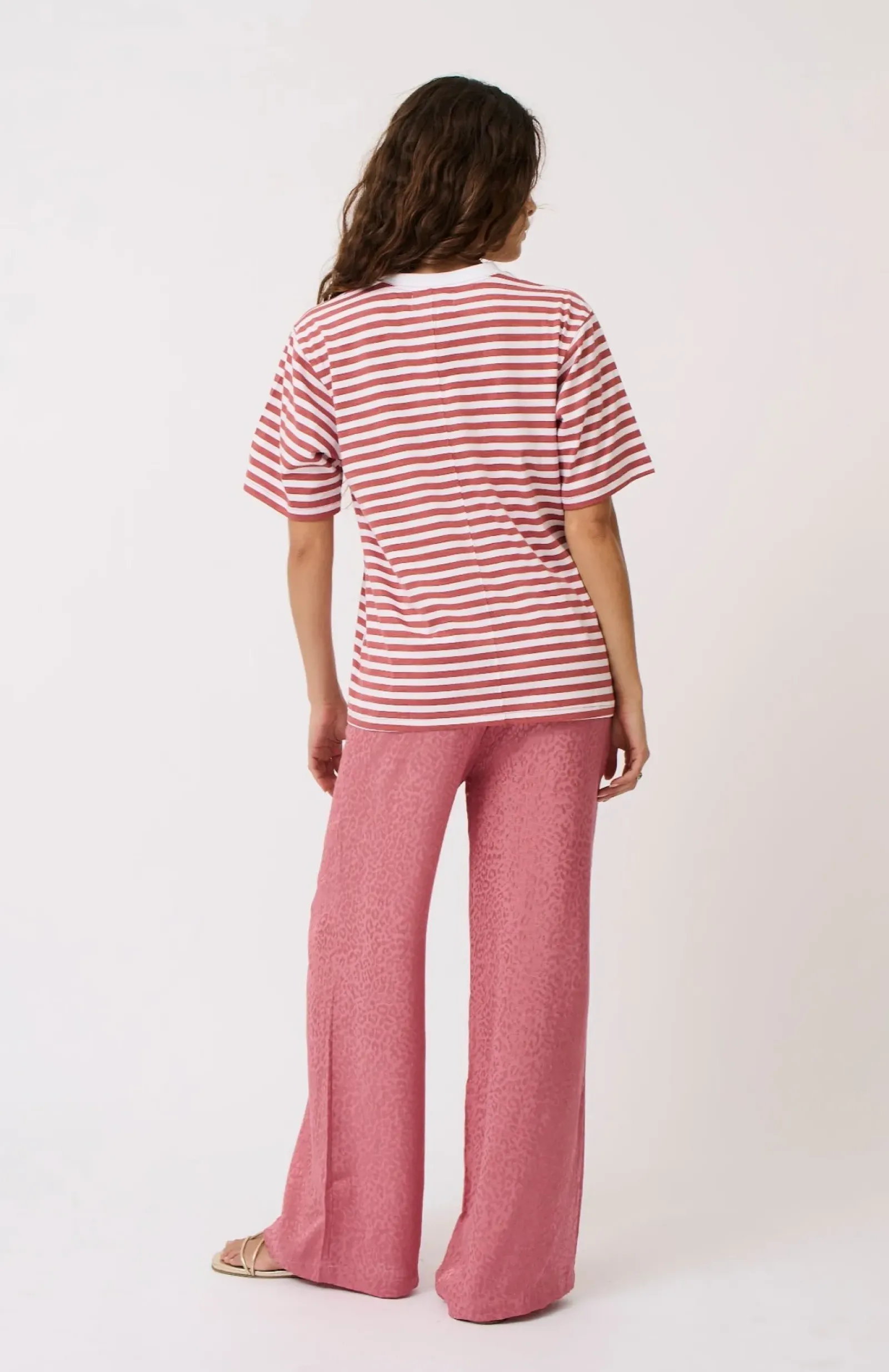 Cartel & Willow Tops|Cartel & Willow Sophie Tee - Dusty Stripe