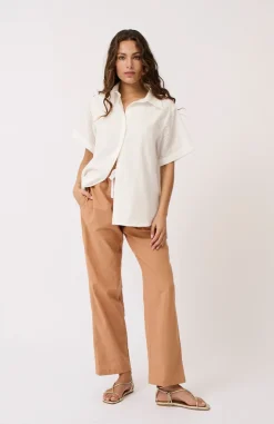 Cartel & Willow Tops|Cartel & Willow Tully Shirt - White Broderie