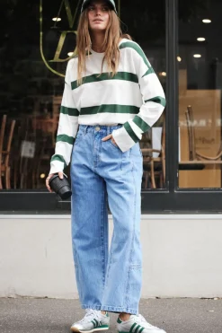 Ceres Life Jeans|Darted Barrel Jean - Vintage Blue