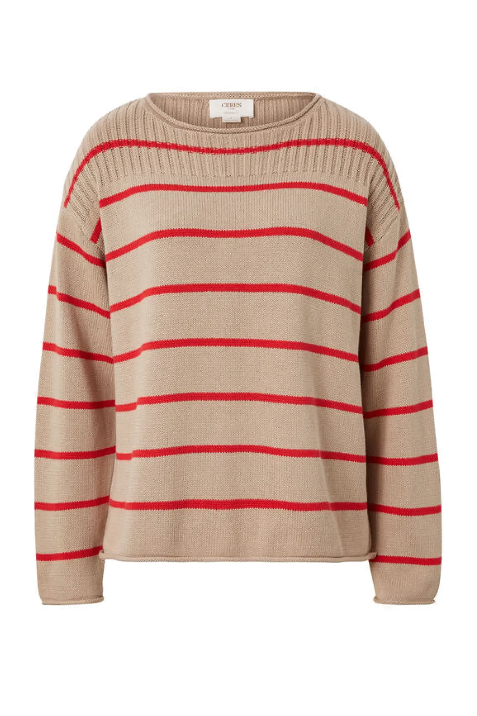 Ceres Life Tops|Knitwear|Ladder Stitch Knit - String Heritage Red Stripe