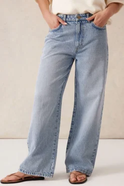 Ceres Life Pants|Jeans|Loose Straight Jean - Vintage Blue